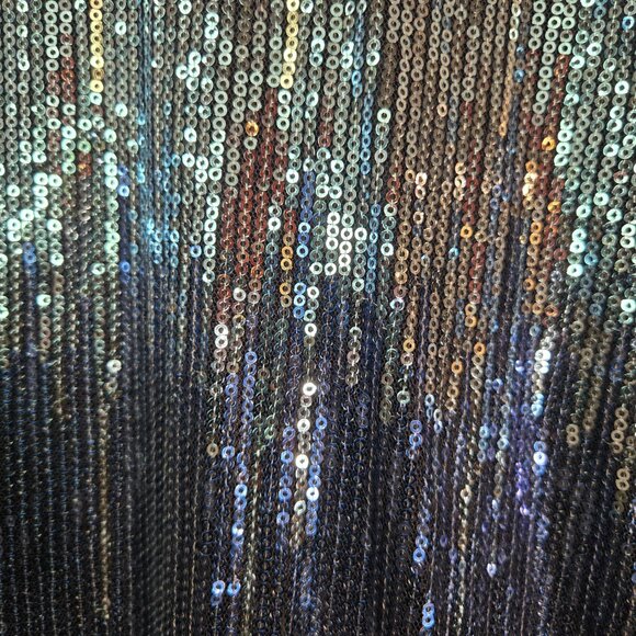 Sequins Blue and Silver Top - Picture 2 of 3